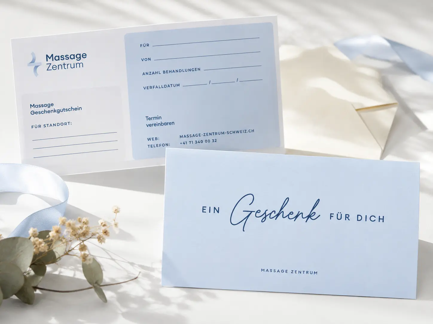 Massage-Gutschein für eine Behandlung im Massage Zentrum Spreitenbach